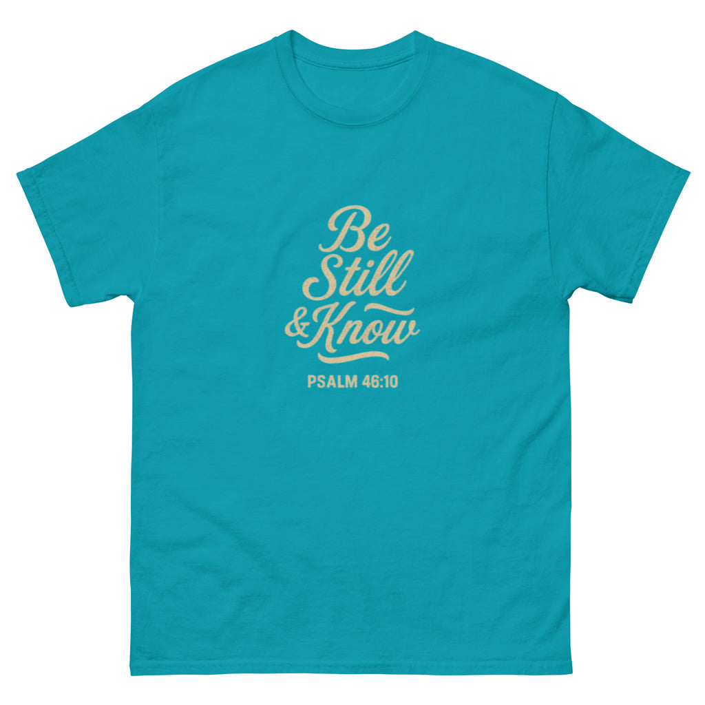 Be Still & Know - Unisex classic tee - Christian Apparel by BASR Clothing