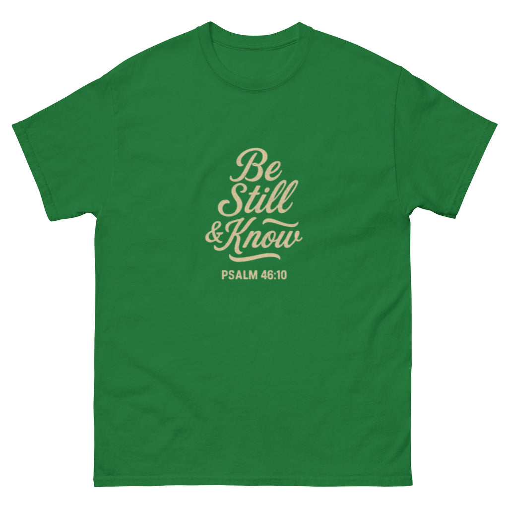 Be Still & Know - Unisex classic tee - Christian Apparel by BASR Clothing