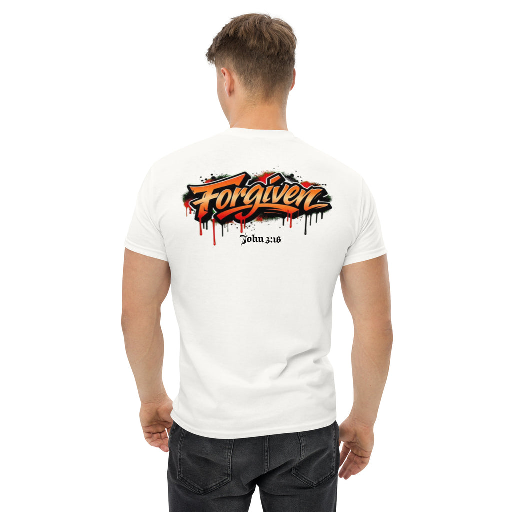 Forgiven (Light) - Unisex classic tee - Christian Apparel by BASR Clothing