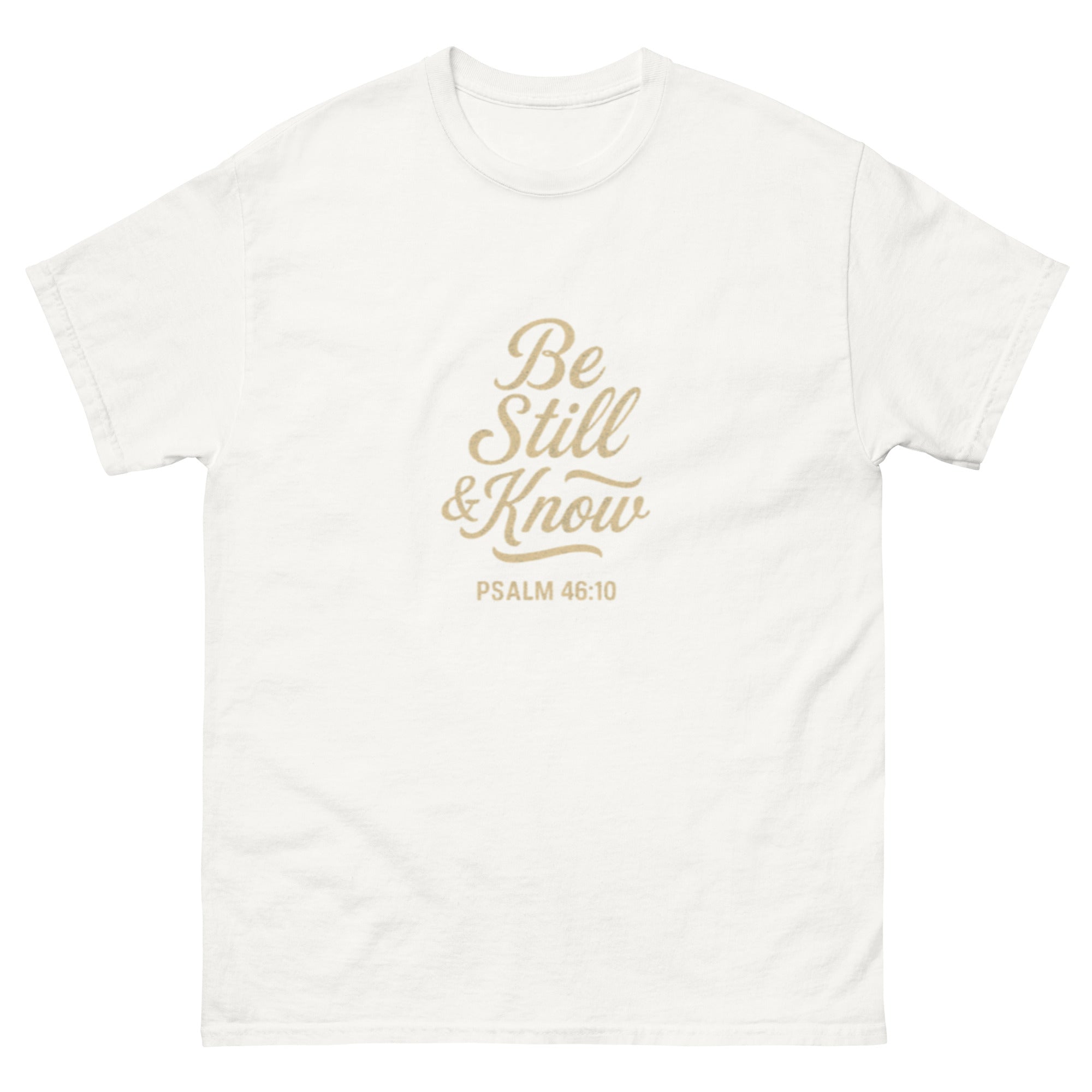 Be Still & Know - Unisex classic tee - Christian Apparel by BASR Clothing