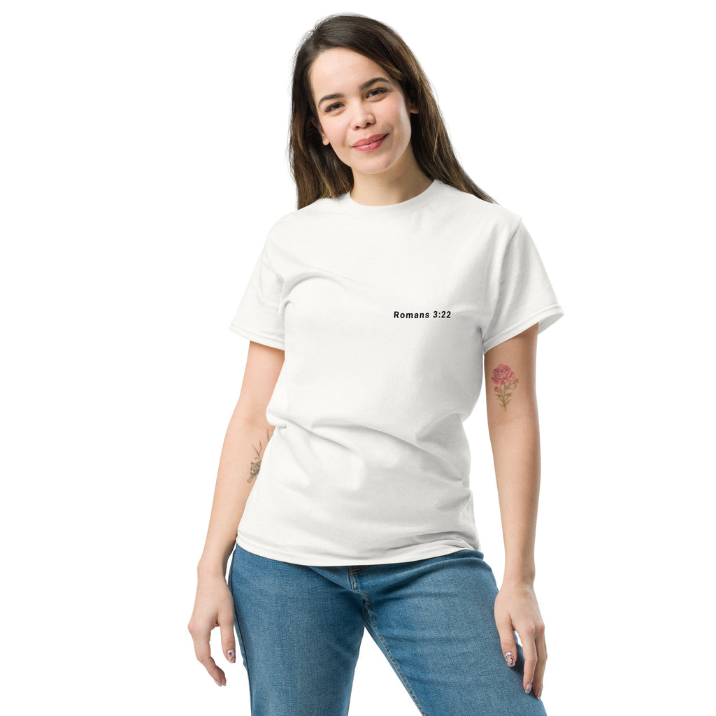 Made Righteous (Light) - Unisex classic tee - Christian Apparel by BASR Clothing