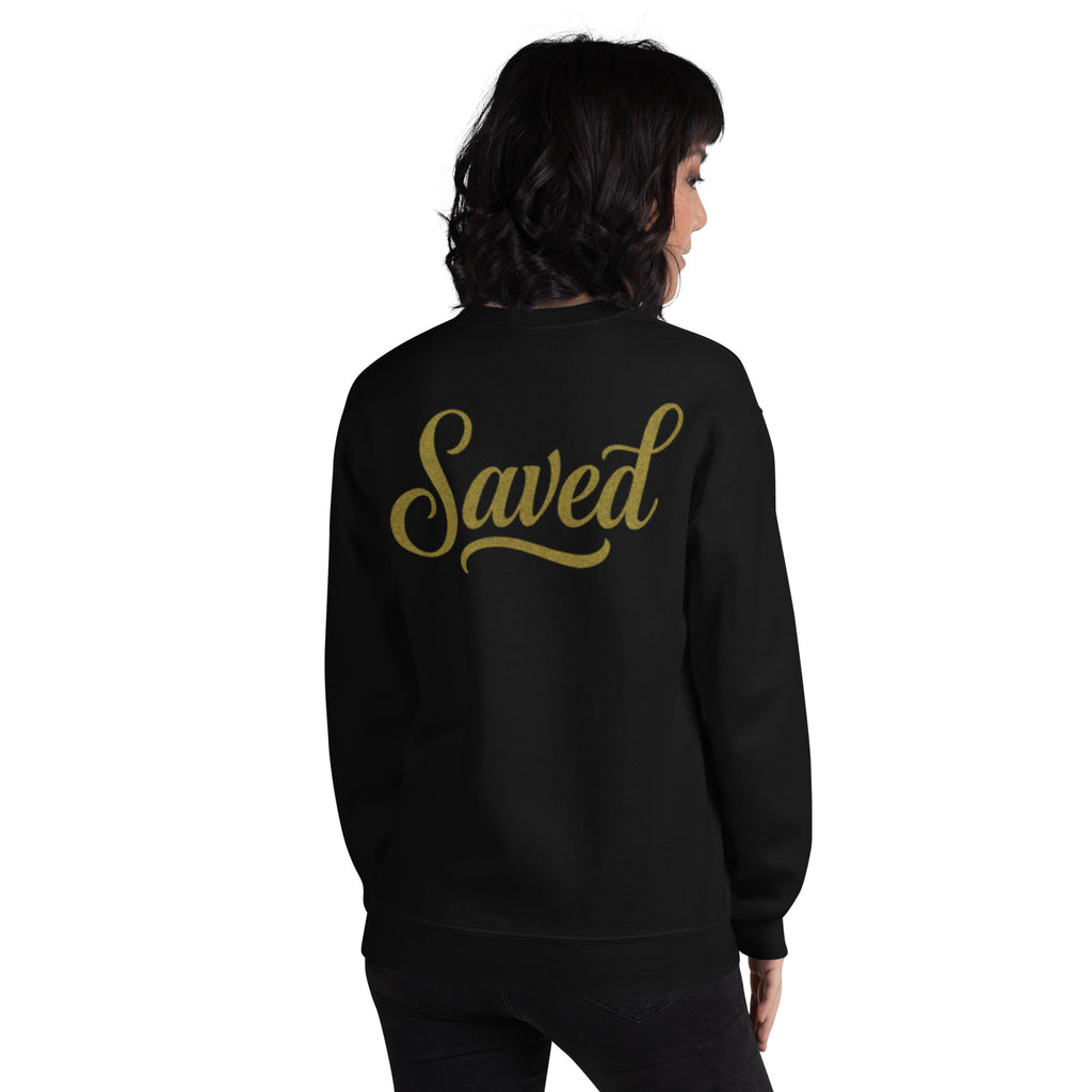Saved - Unisex Sweatshirt - Christian Apparel by BASR Clothing