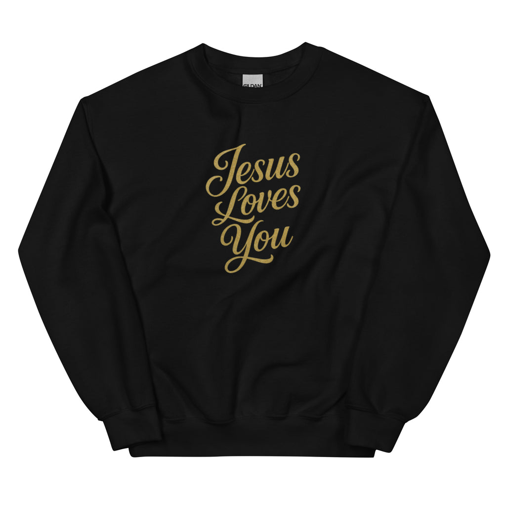 Jesus Loves You - Unisex Sweatshirt - Christian Apparel by BASR Clothing