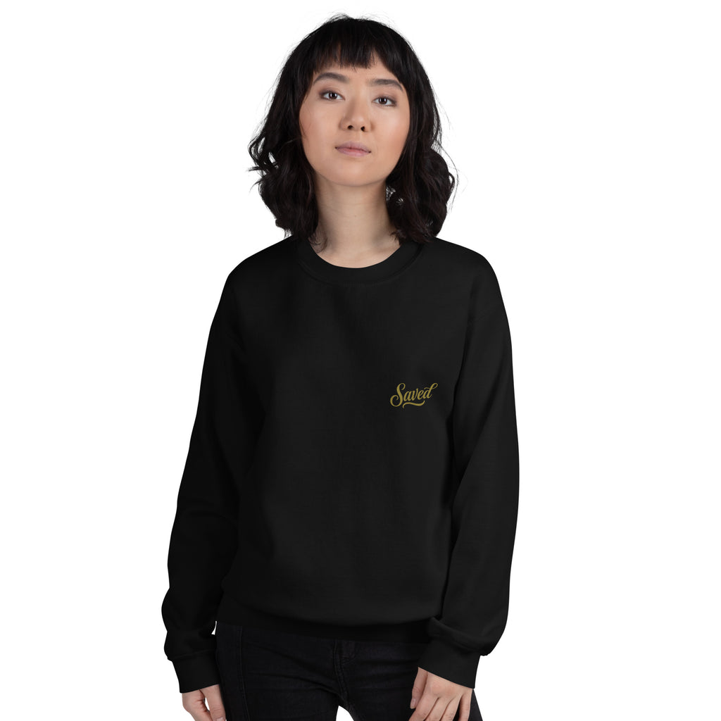 Saved - Unisex Sweatshirt - Christian Apparel by BASR Clothing