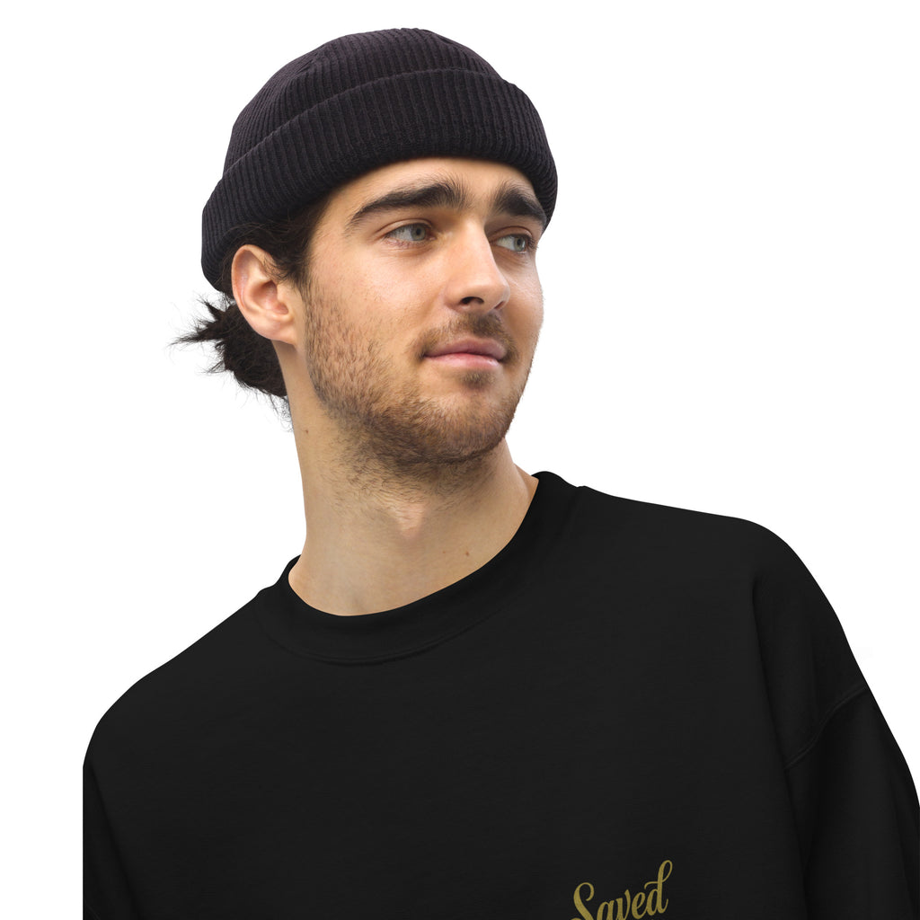 Saved - Unisex Sweatshirt - Christian Apparel by BASR Clothing