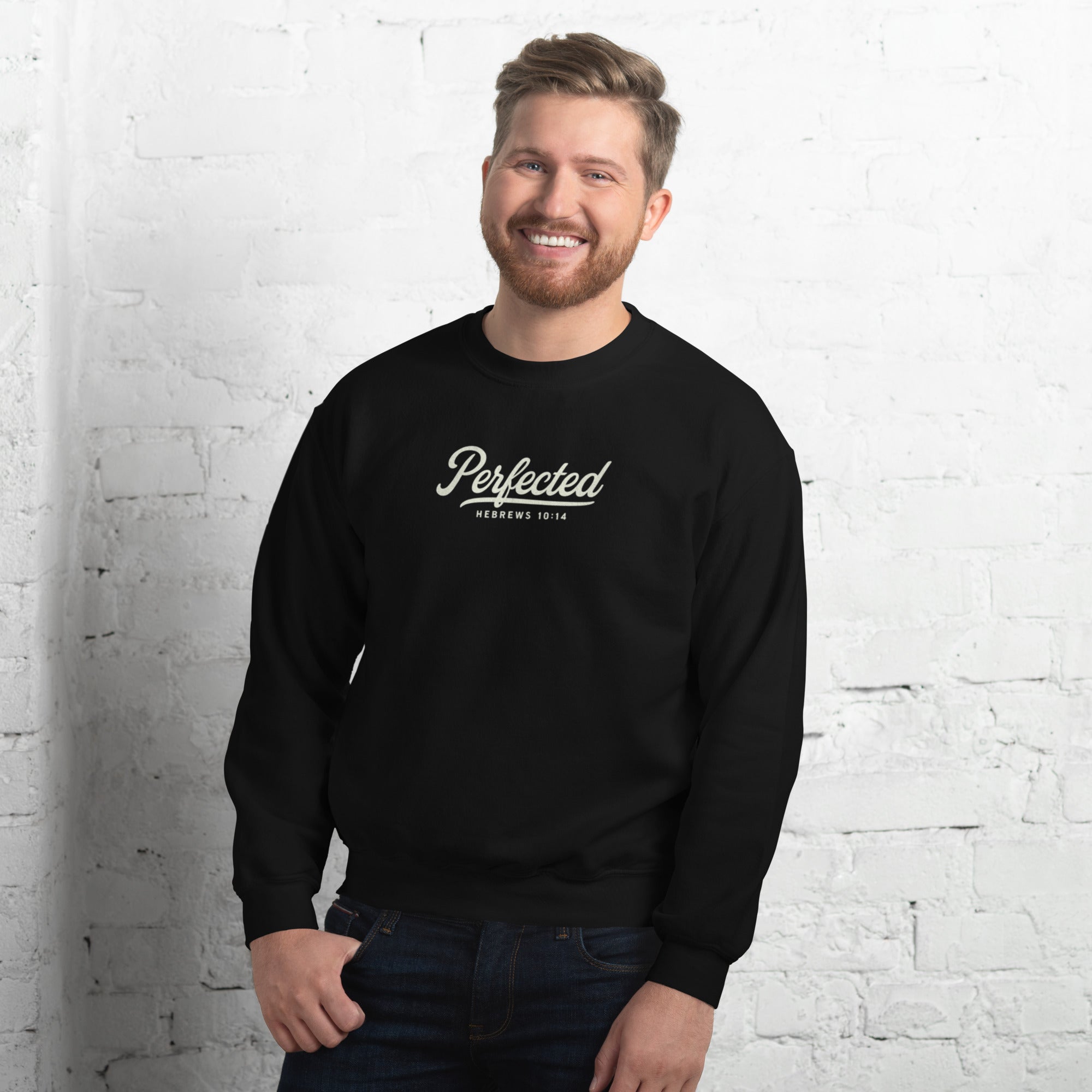 Perfected - Unisex Sweatshirt - Christian Apparel by BASR Clothing