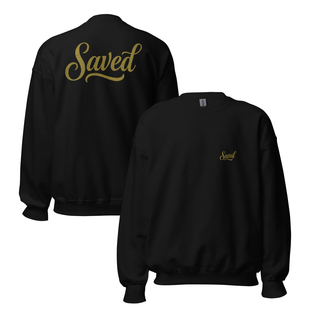 Saved - Unisex Sweatshirt - Christian Apparel by BASR Clothing
