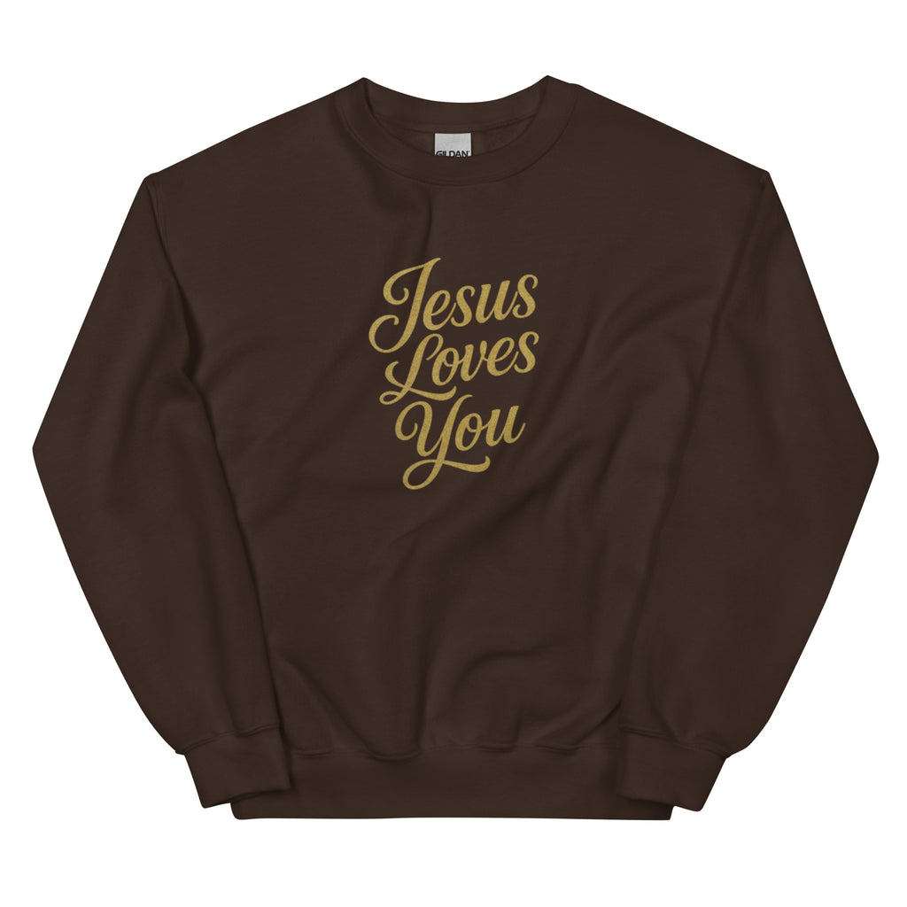 Jesus Loves You - Unisex Sweatshirt - Christian Apparel by BASR Clothing