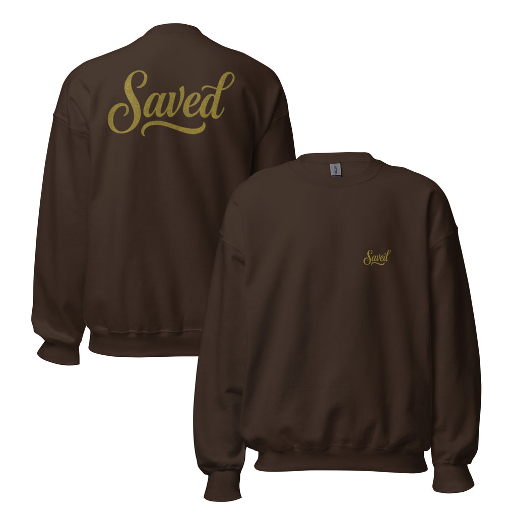 Saved - Unisex Sweatshirt - Christian Apparel by BASR Clothing