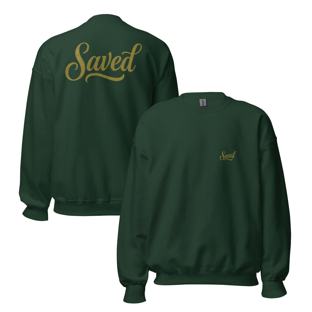 Saved - Unisex Sweatshirt - Christian Apparel by BASR Clothing