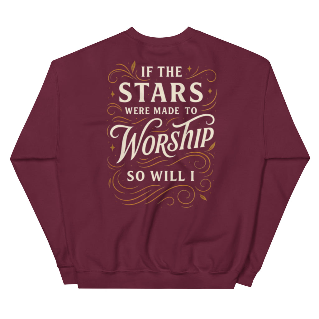 Worship - Unisex Sweatshirt - Christian Apparel by BASR Clothing