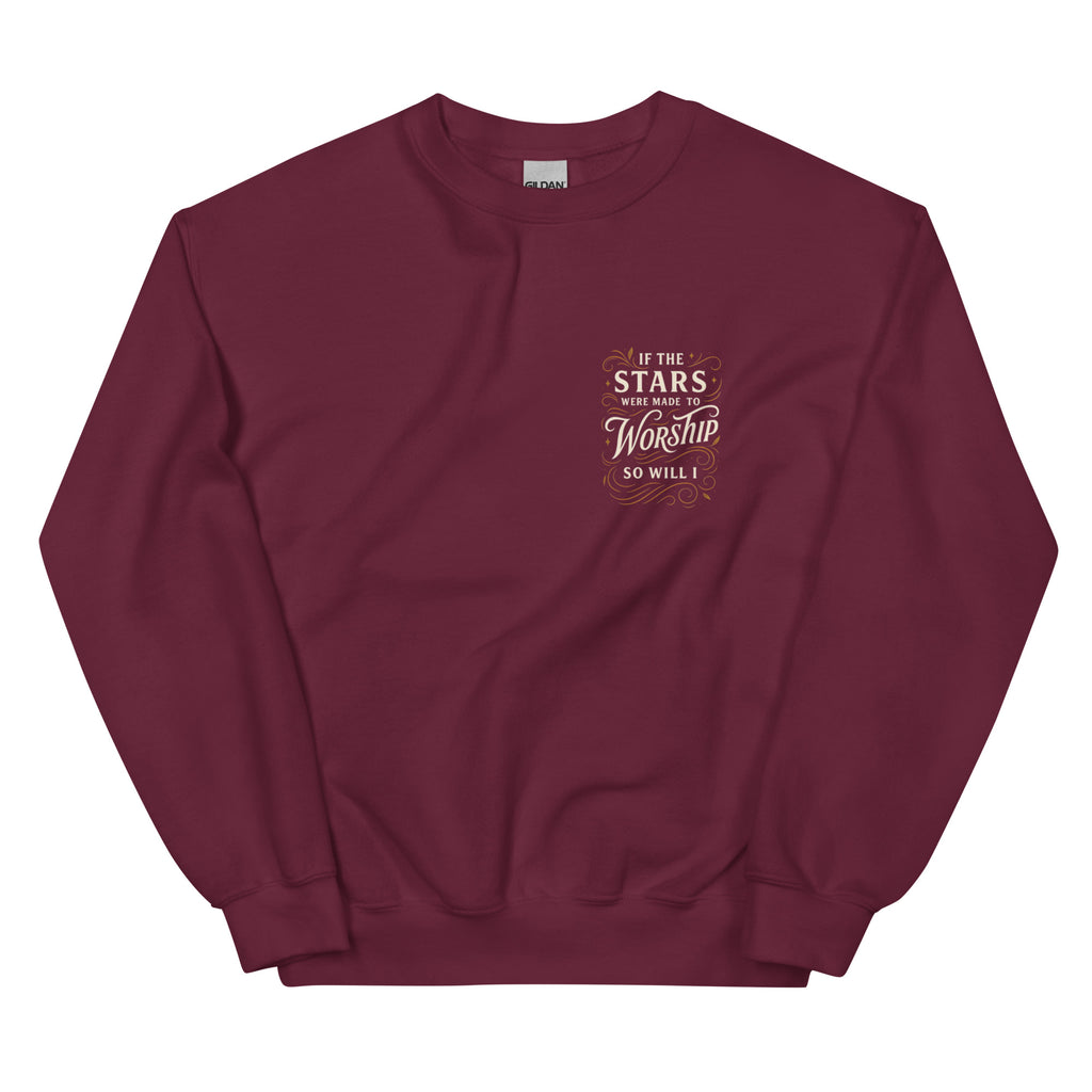 Worship - Unisex Sweatshirt - Christian Apparel by BASR Clothing