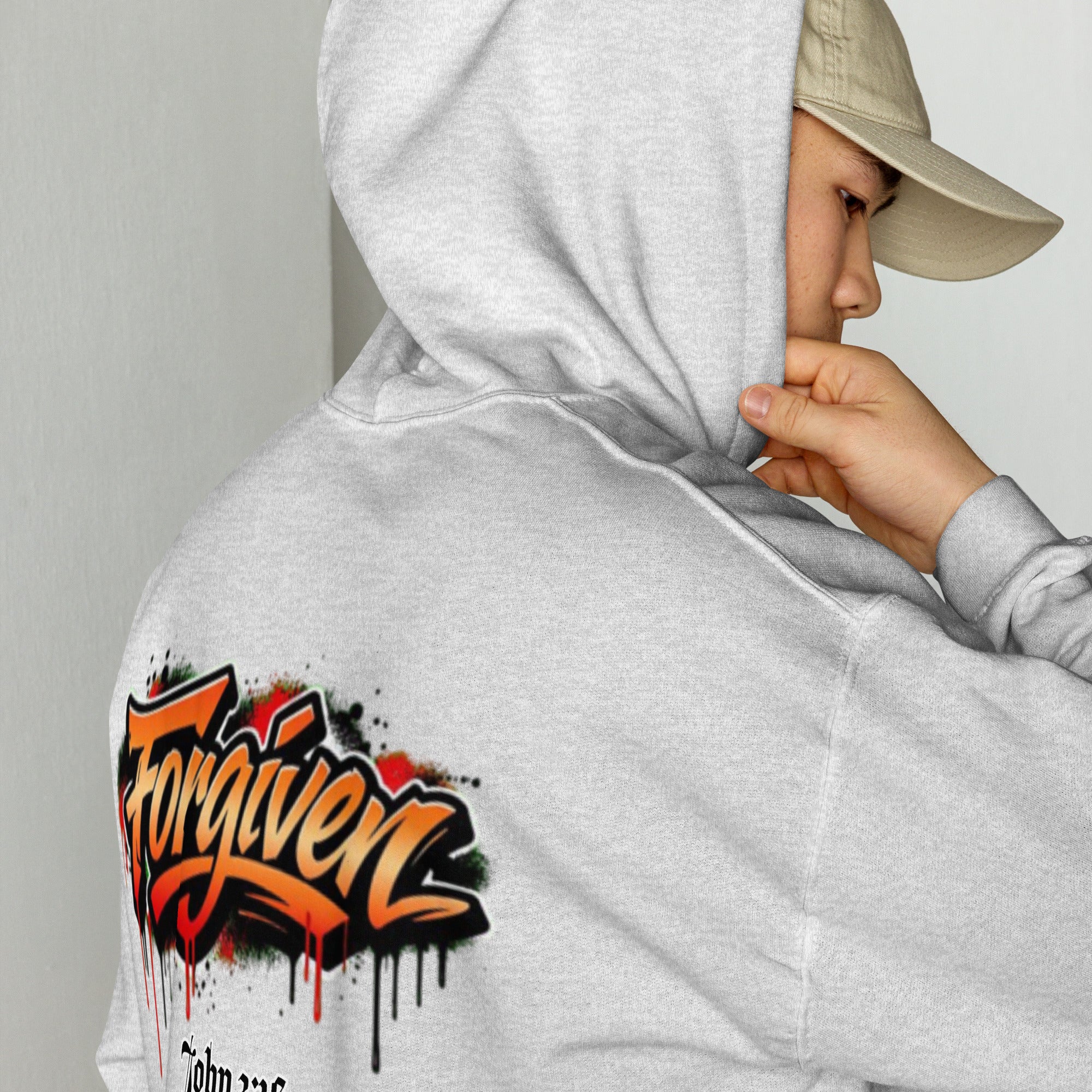 Forgiven - Unisex Hoodie - Christian Apparel by BASR Clothing