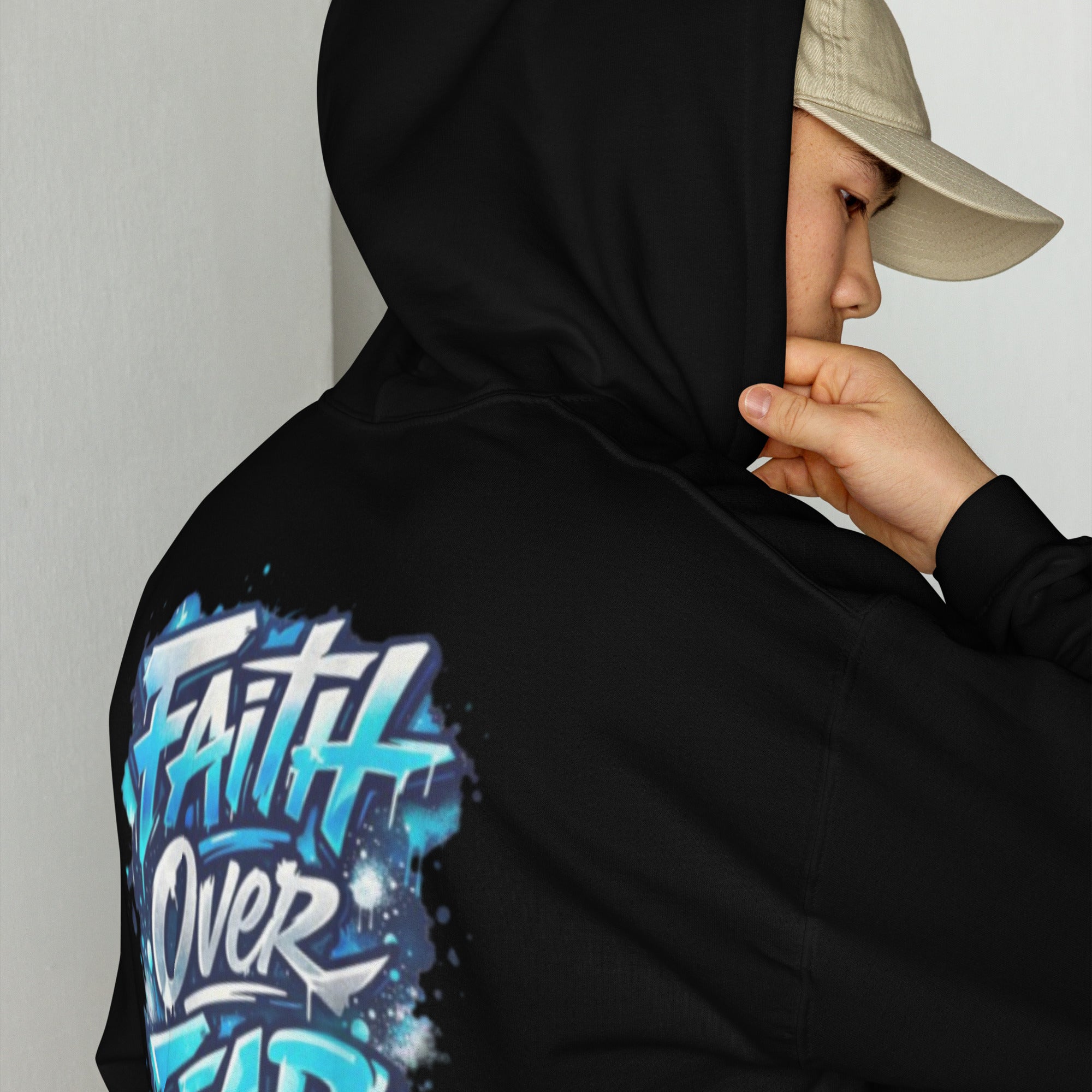 Faith Over Fear - Unisex Hoodie - Christian Apparel by BASR Clothing