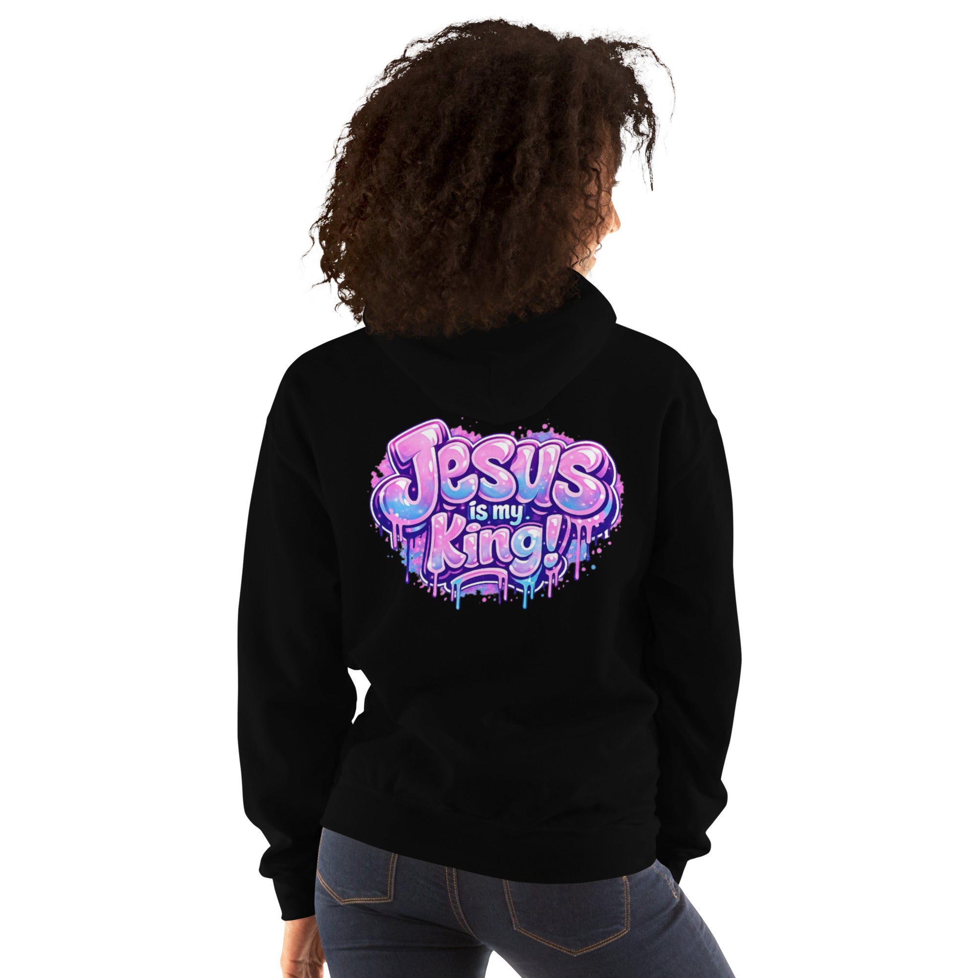 Jesus is my King - Unisex Hoodie - Christian Apparel by BASR Clothing