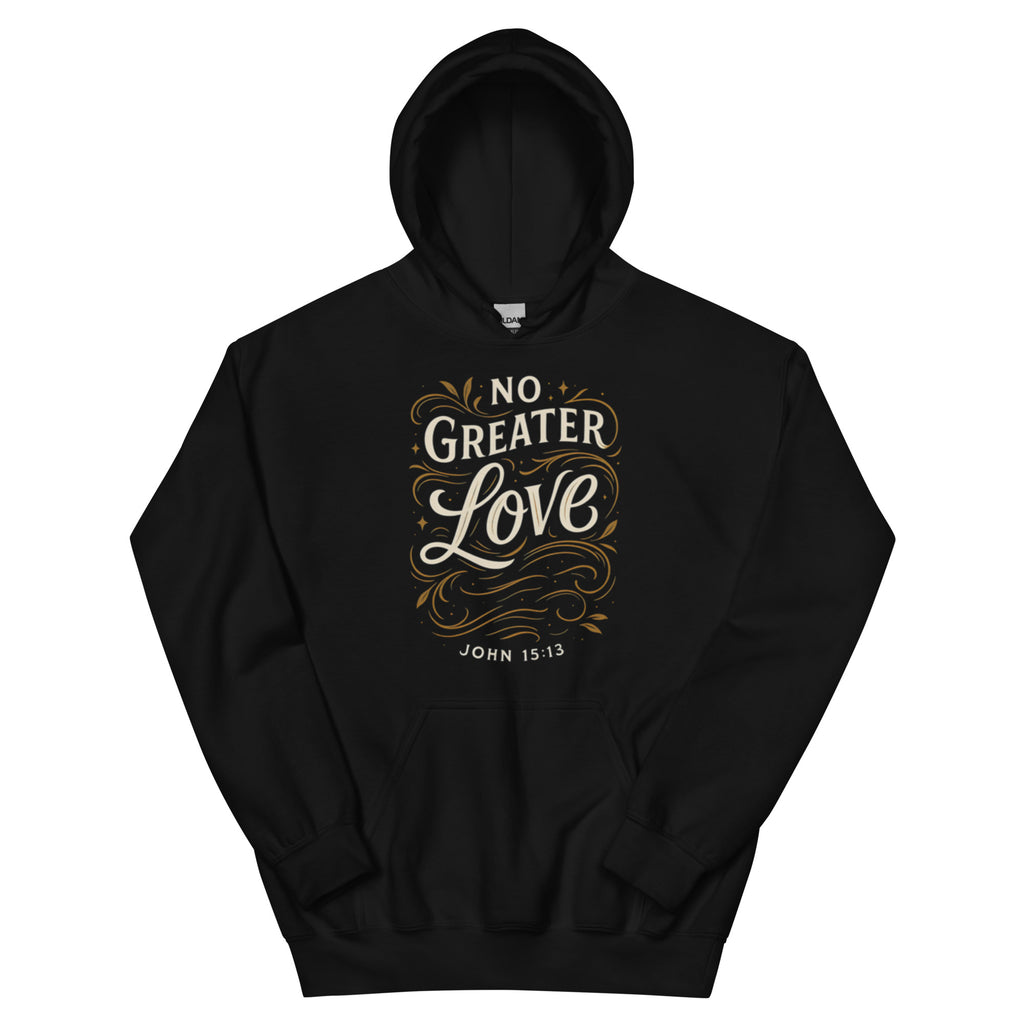 No Greater Love - Unisex Hoodie - Christian Apparel by BASR Clothing