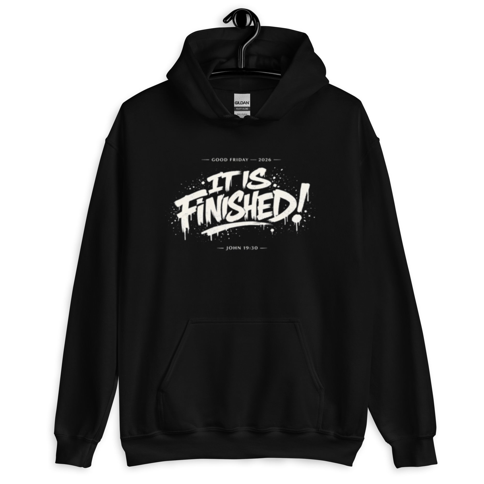 It is Finished - SP - Unisex Hoodie - Christian Apparel by BASR Clothing