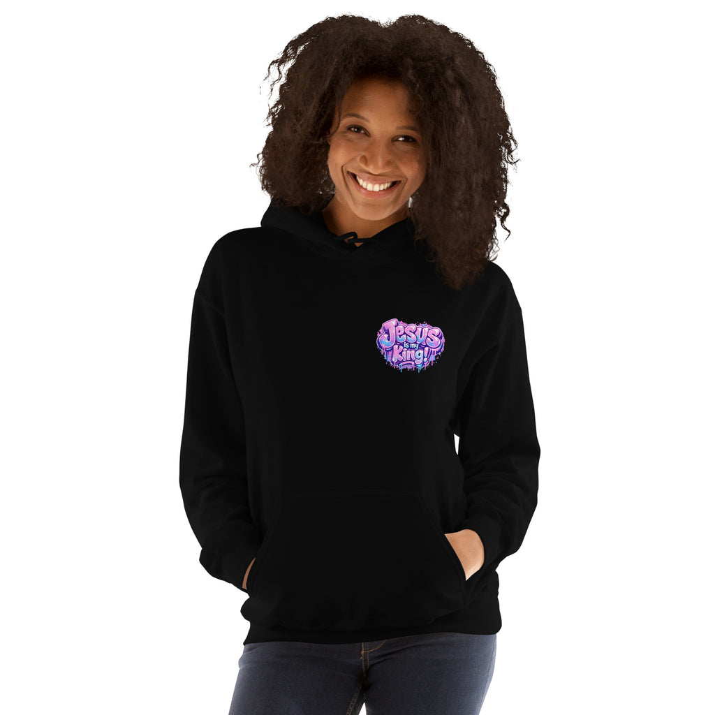 Jesus is my King - Unisex Hoodie - Christian Apparel by BASR Clothing