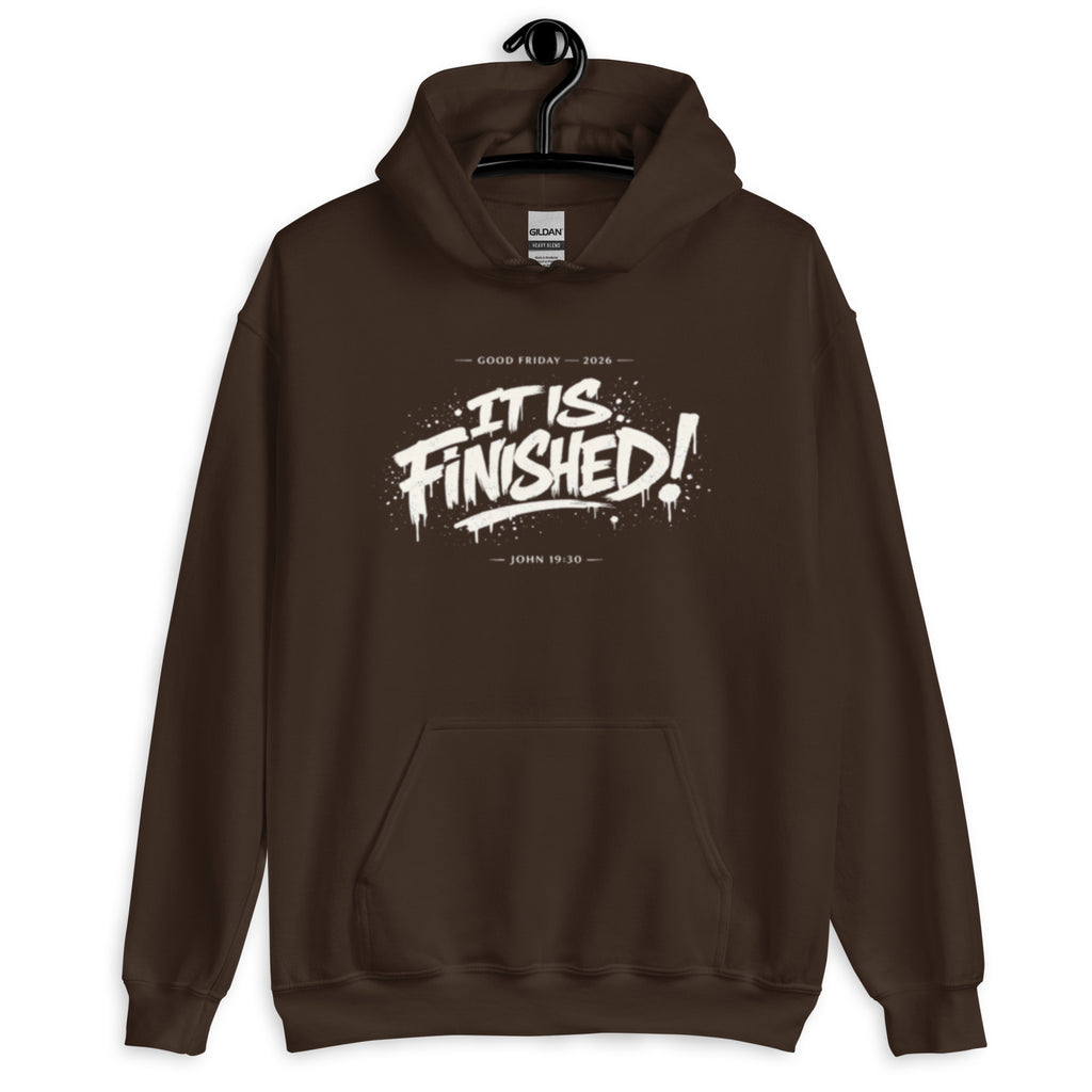 It is Finished - SP - Unisex Hoodie - Christian Apparel by BASR Clothing