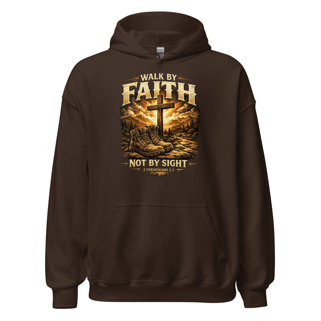 Walk by Faith - Unisex Hoodie - Christian Apparel by BASR Clothing