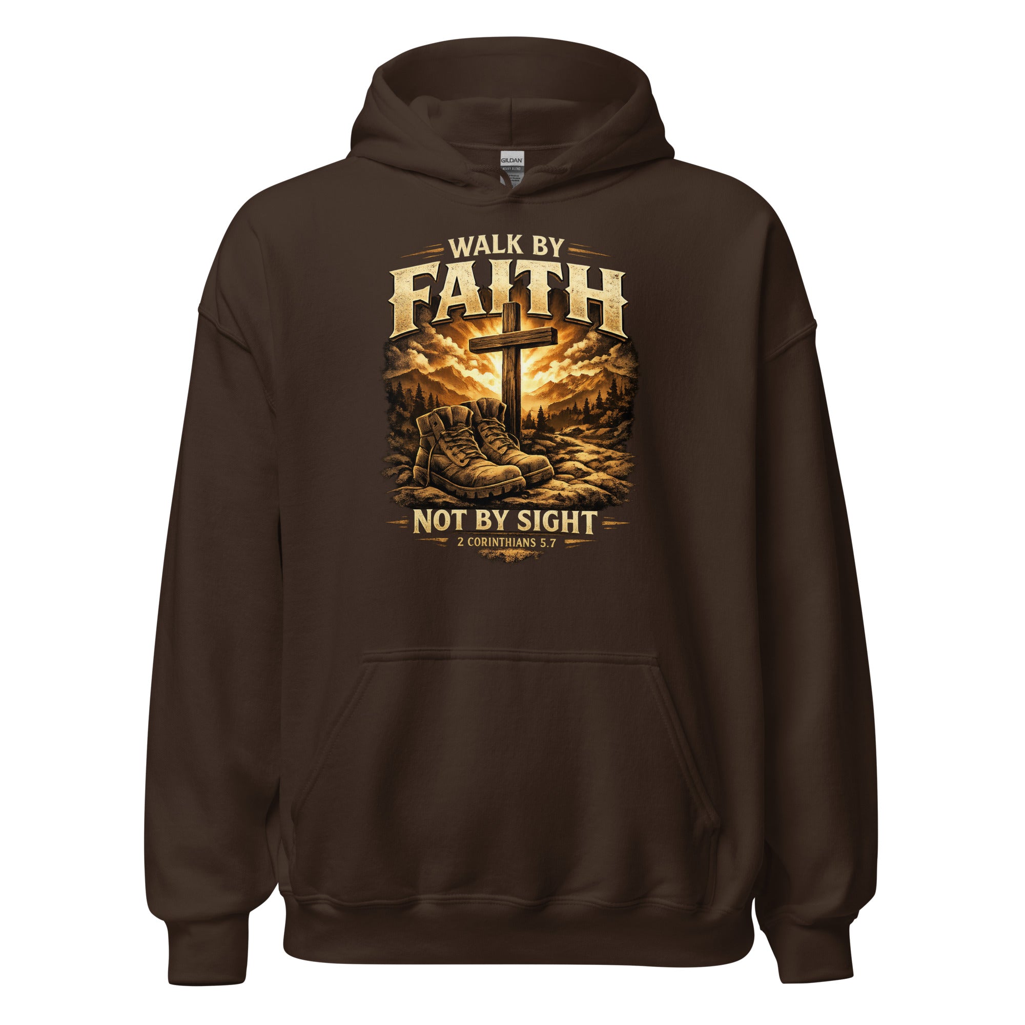 Walk by Faith - Unisex Hoodie - Christian Apparel by BASR Clothing