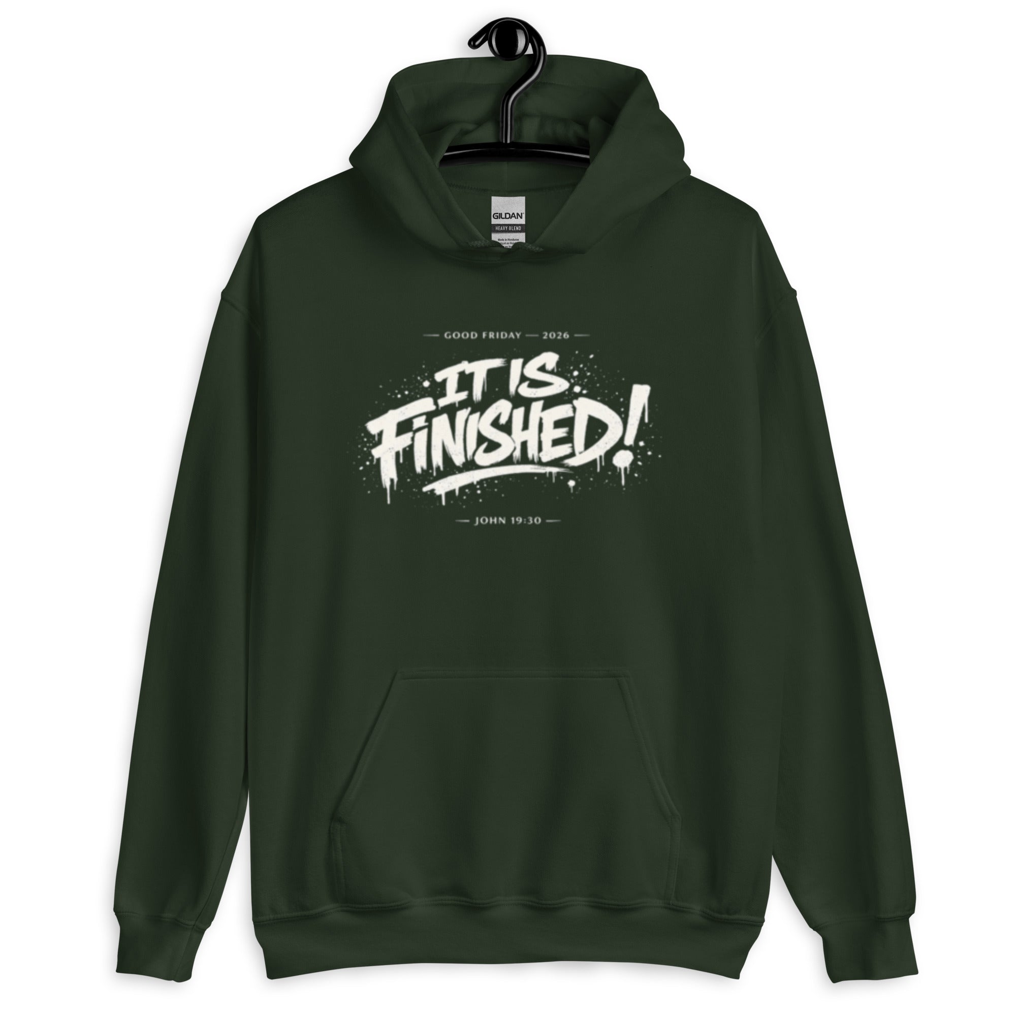 It is Finished - SP - Unisex Hoodie - Christian Apparel by BASR Clothing