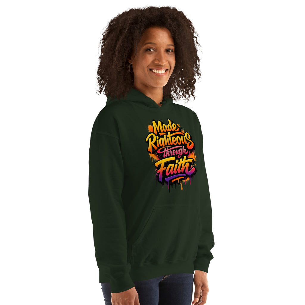 Made Righteous - Unisex Hoodie - Christian Apparel by BASR Clothing