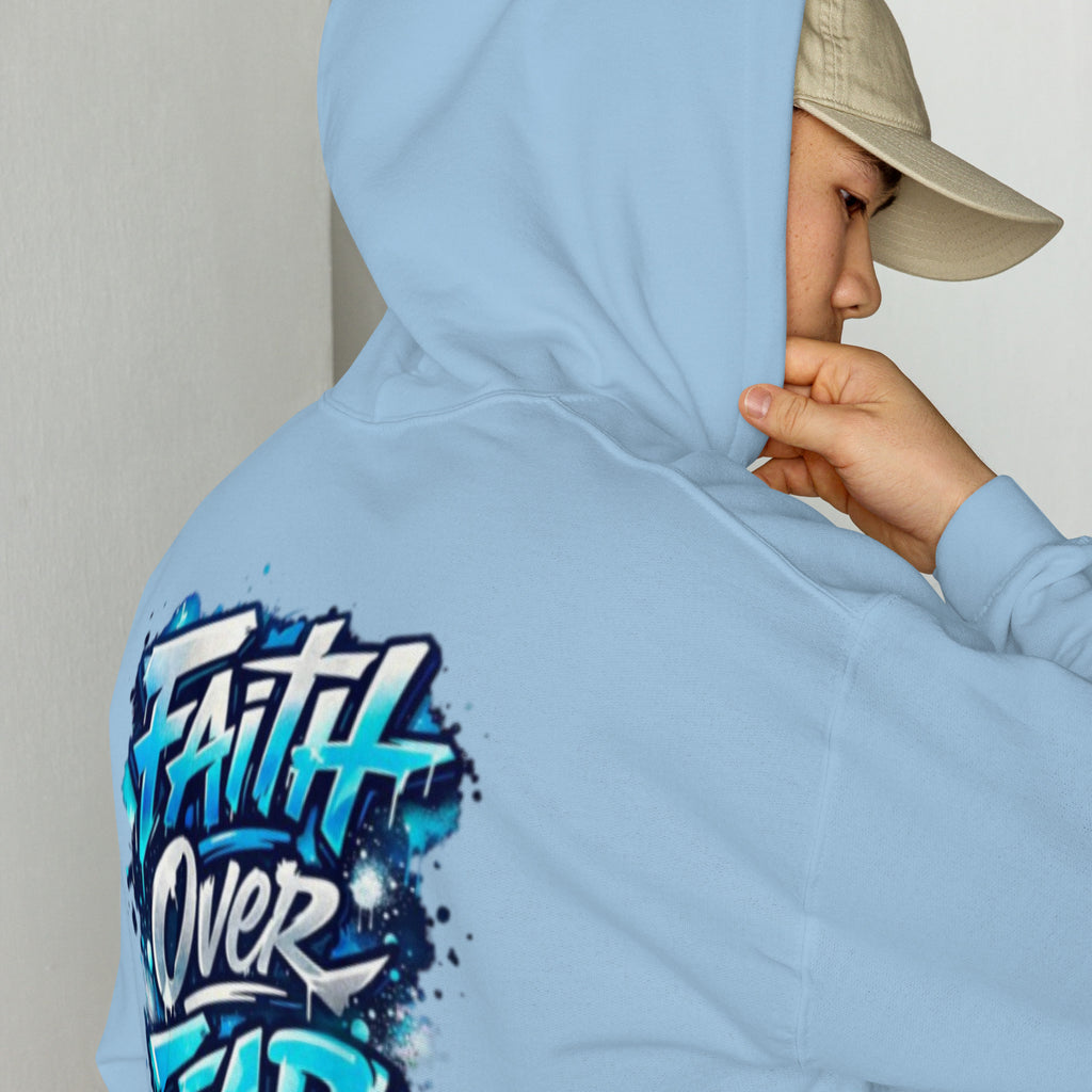 Faith Over Fear - Unisex Hoodie - Christian Apparel by BASR Clothing