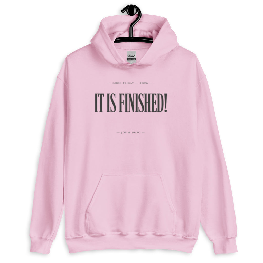 It is Finished - Min - Unisex Hoodie - Christian Apparel by BASR Clothing