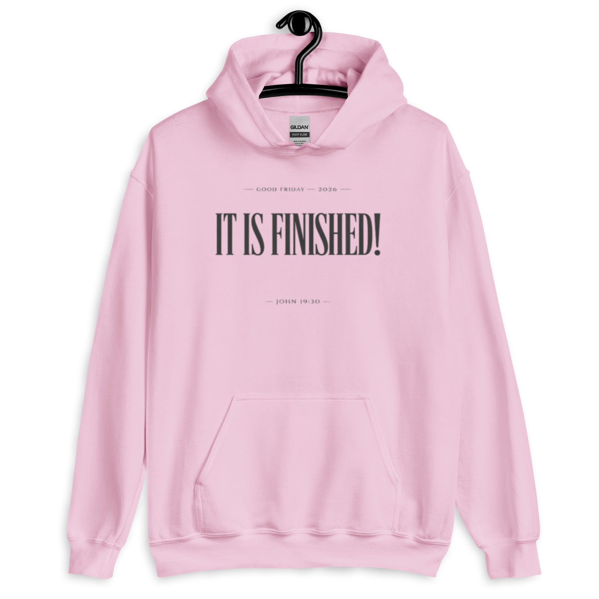 It is Finished - Min - Unisex Hoodie - Christian Apparel by BASR Clothing