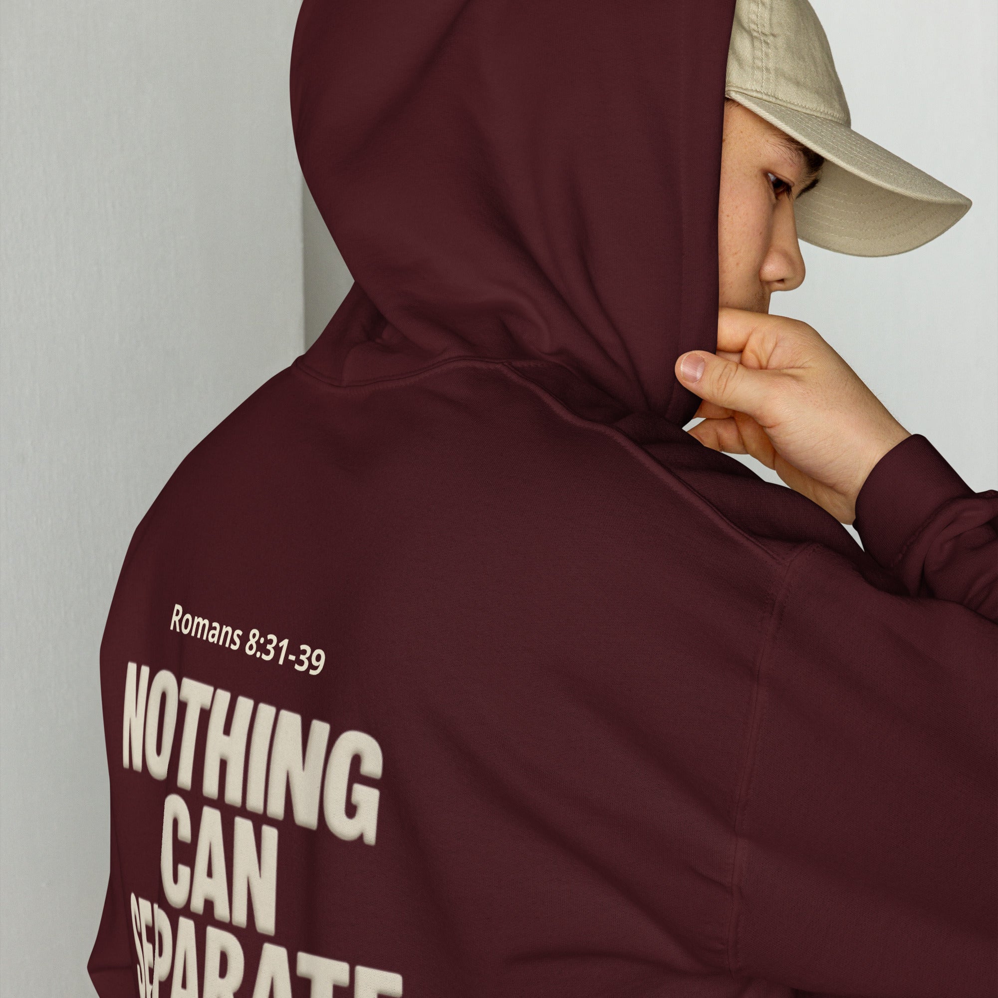 Nothing Can Separate You - Unisex Hoodie - Christian Apparel by BASR Clothing