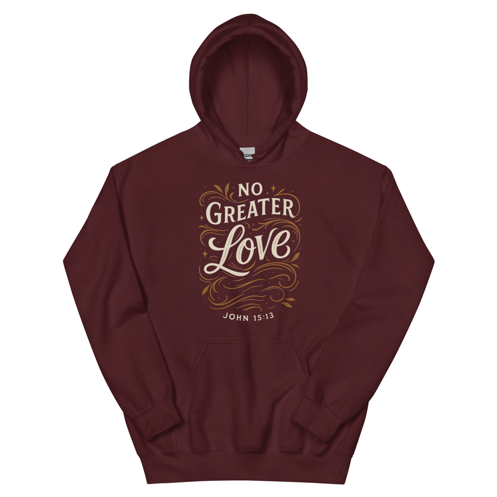 No Greater Love - Unisex Hoodie - Christian Apparel by BASR Clothing