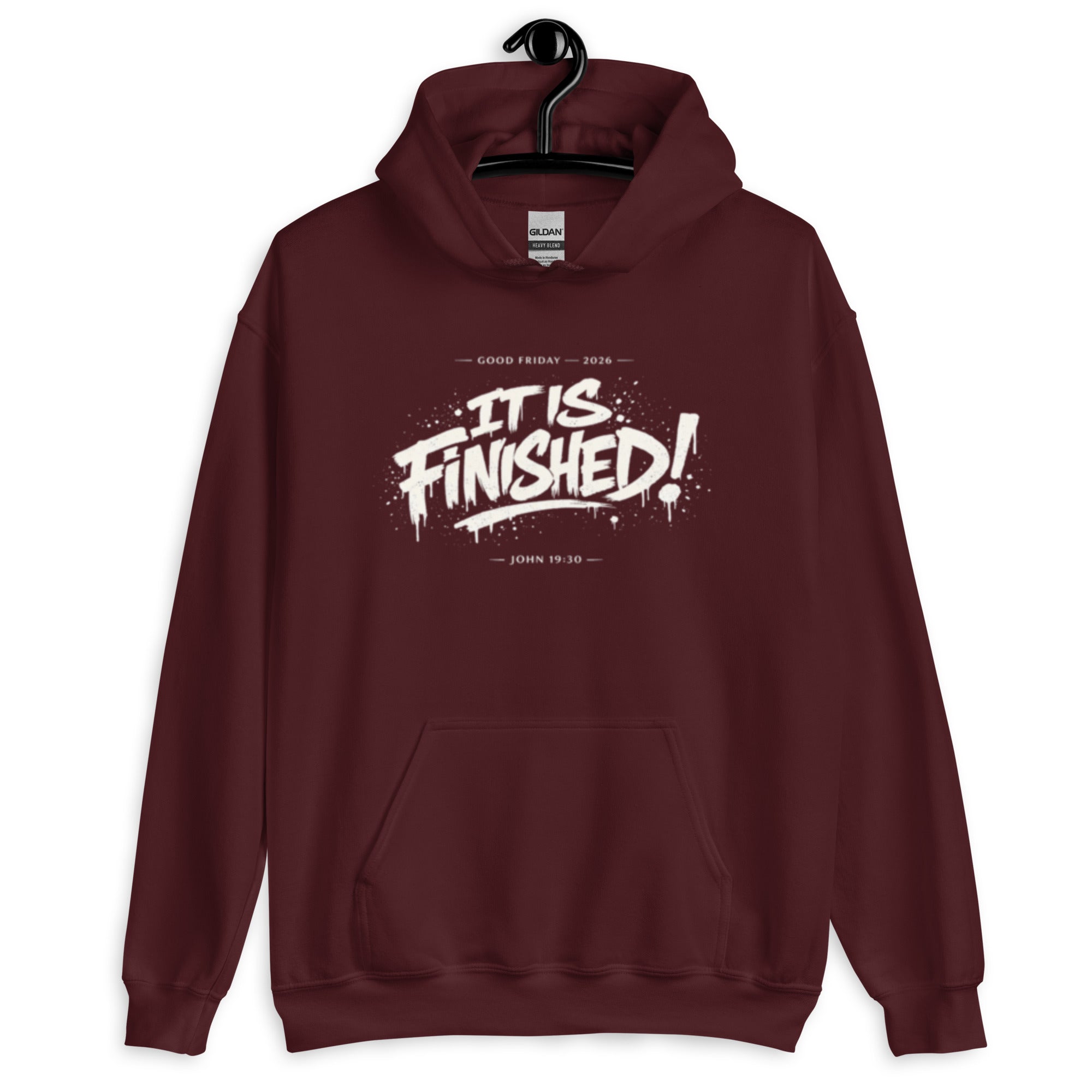 It is Finished - SP - Unisex Hoodie - Christian Apparel by BASR Clothing