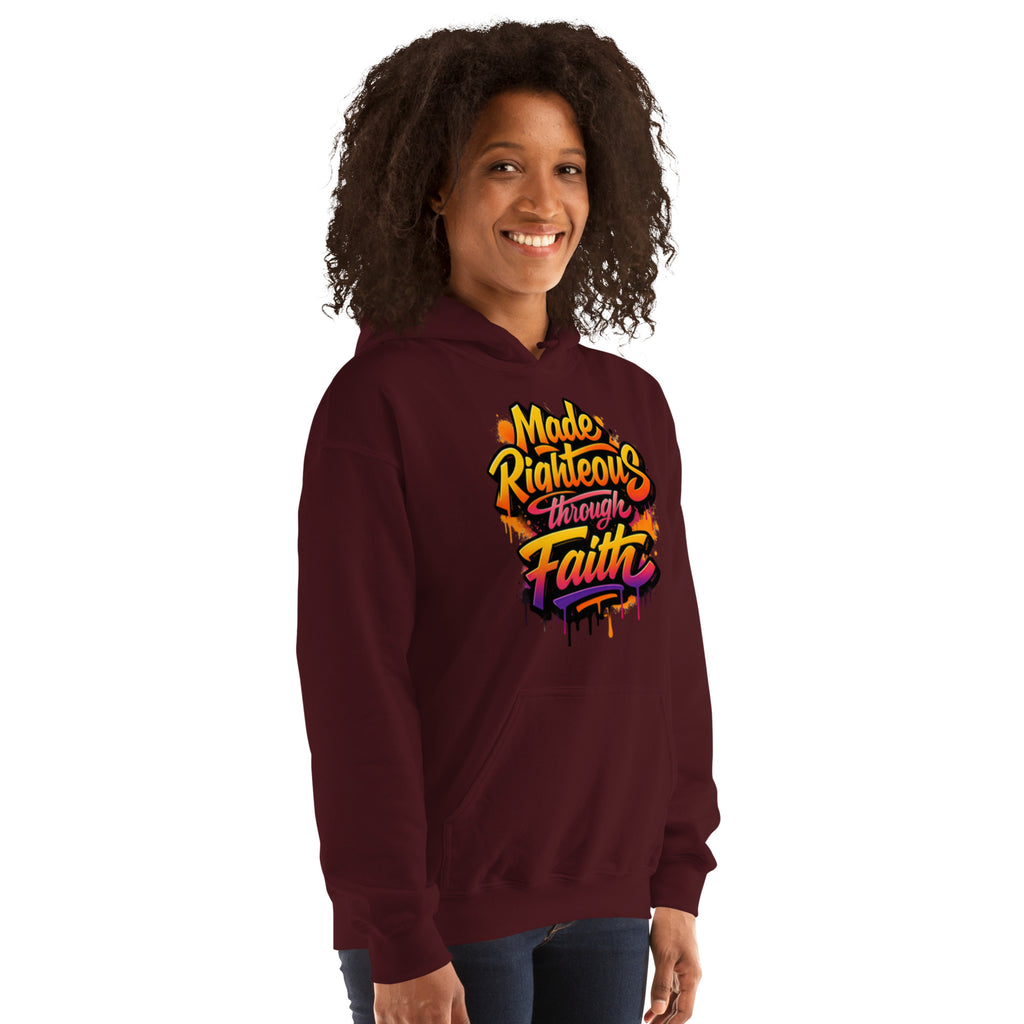 Made Righteous - Unisex Hoodie - Christian Apparel by BASR Clothing
