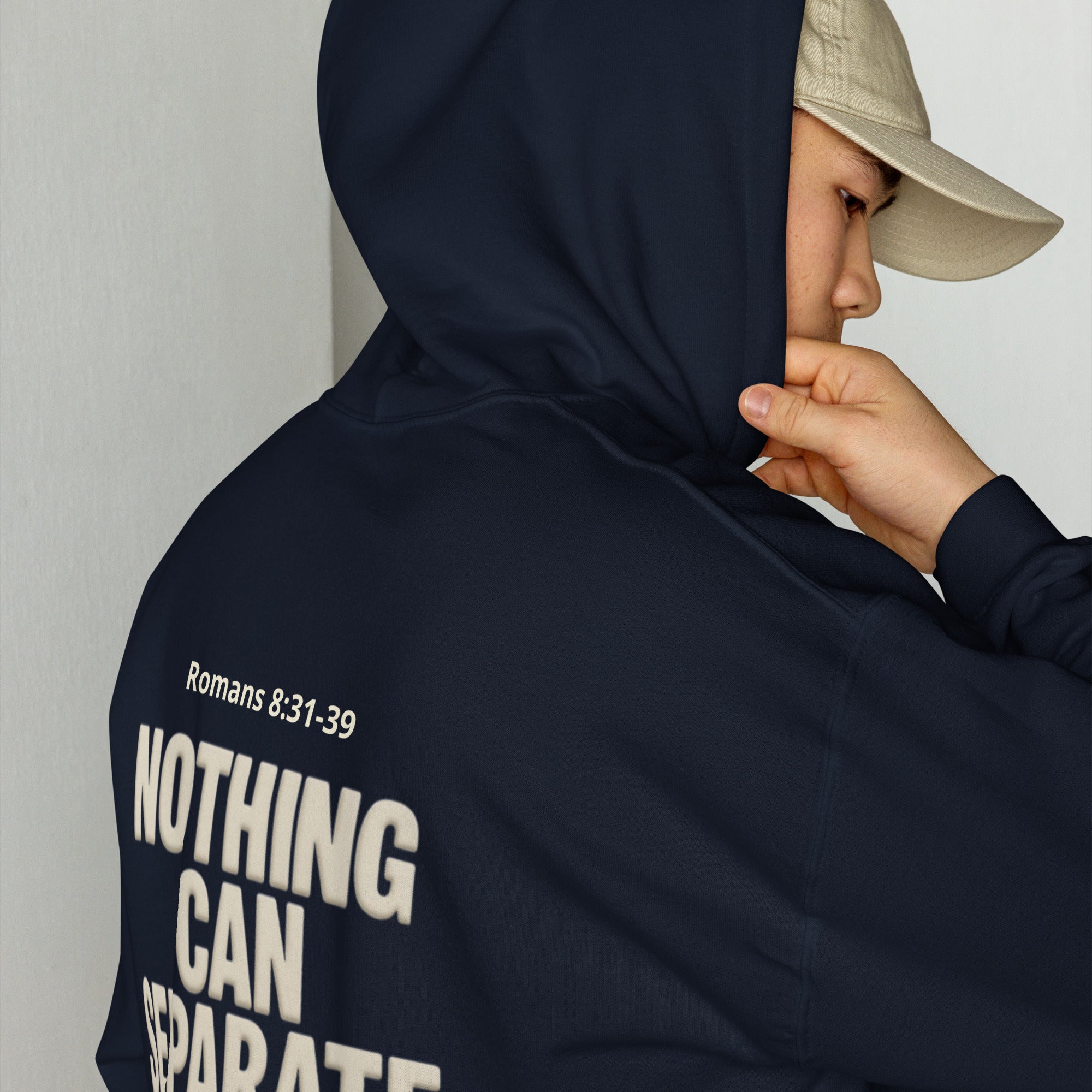 Nothing Can Separate You - Unisex Hoodie - Christian Apparel by BASR Clothing