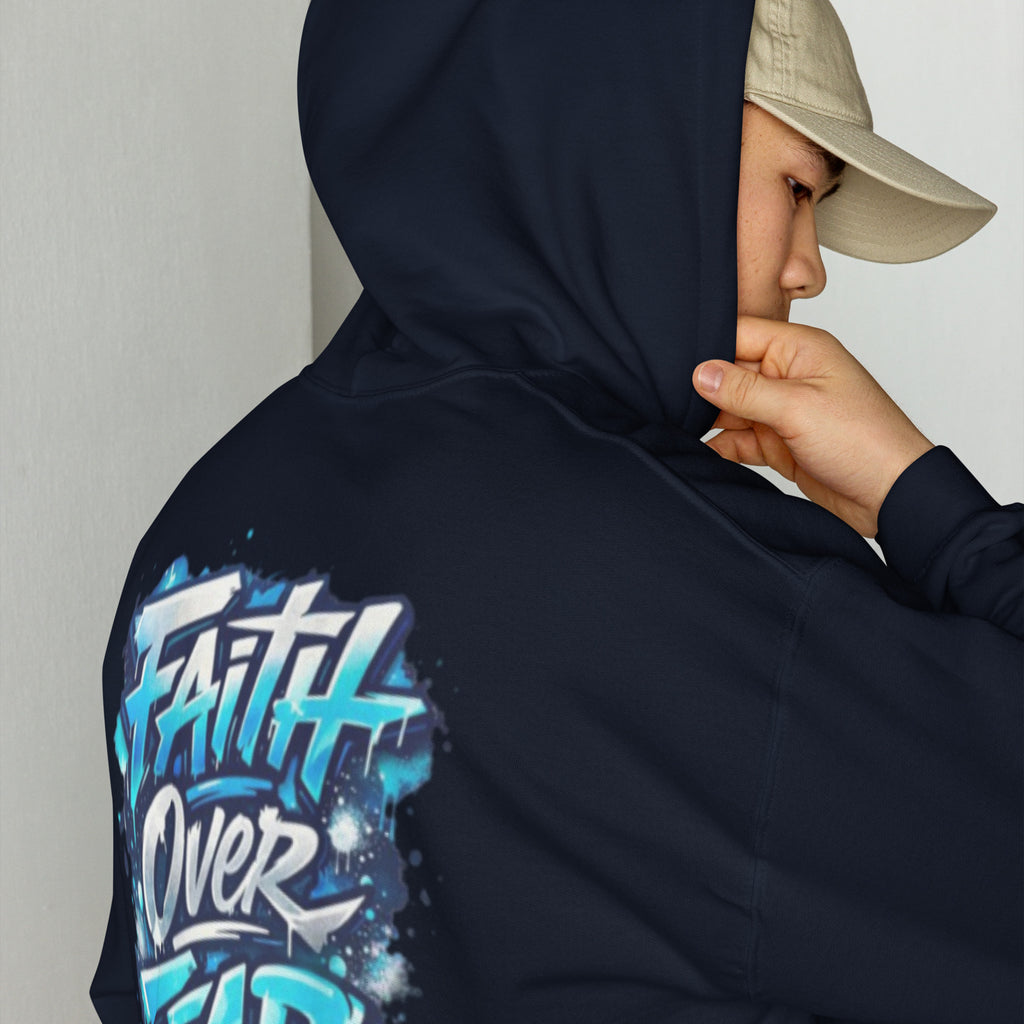 Faith Over Fear - Unisex Hoodie - Christian Apparel by BASR Clothing