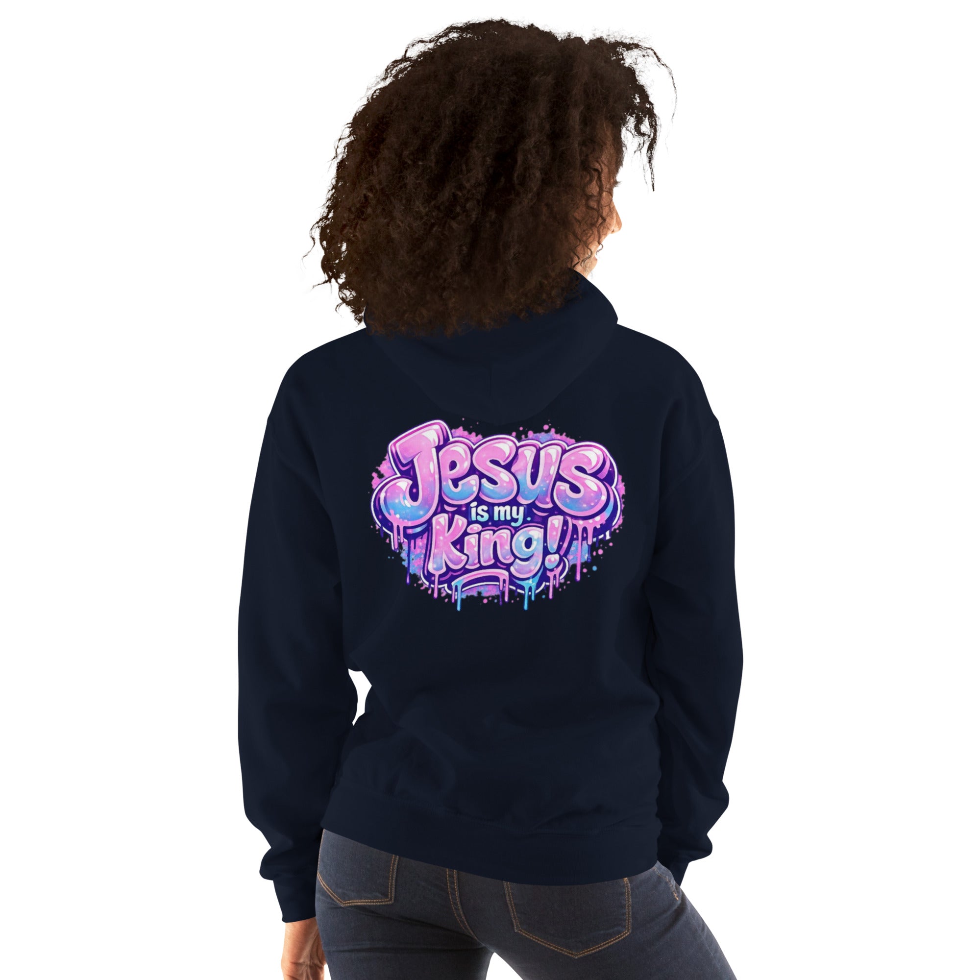 Jesus is my King - Unisex Hoodie - Christian Apparel by BASR Clothing