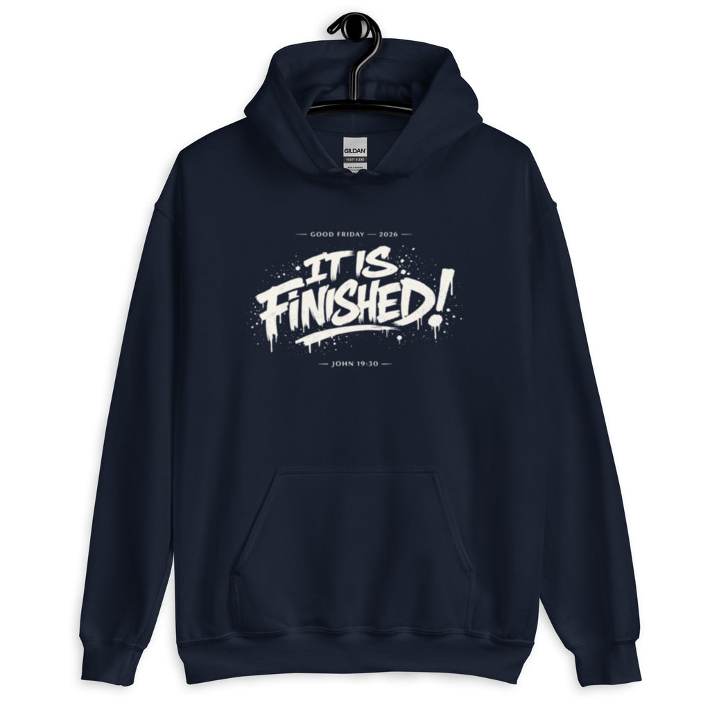 It is Finished - SP - Unisex Hoodie - Christian Apparel by BASR Clothing