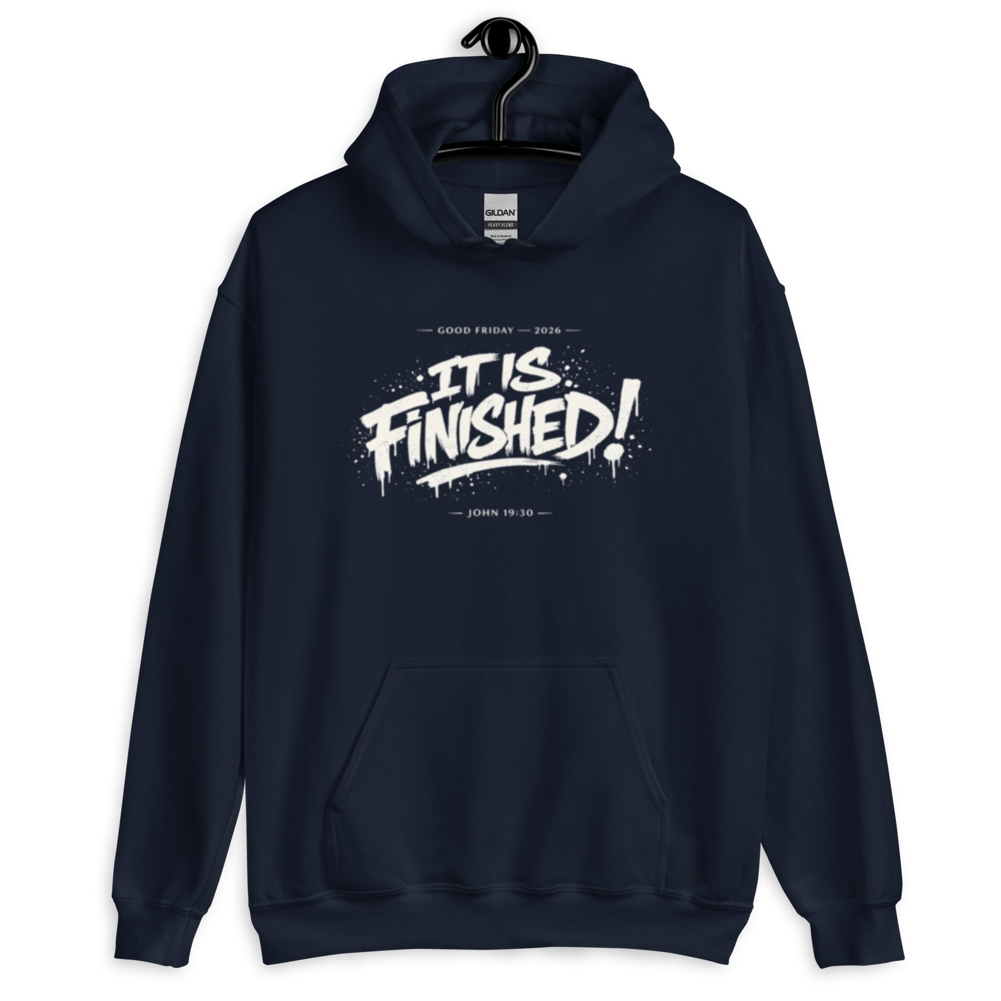 It is Finished - SP - Unisex Hoodie - Christian Apparel by BASR Clothing