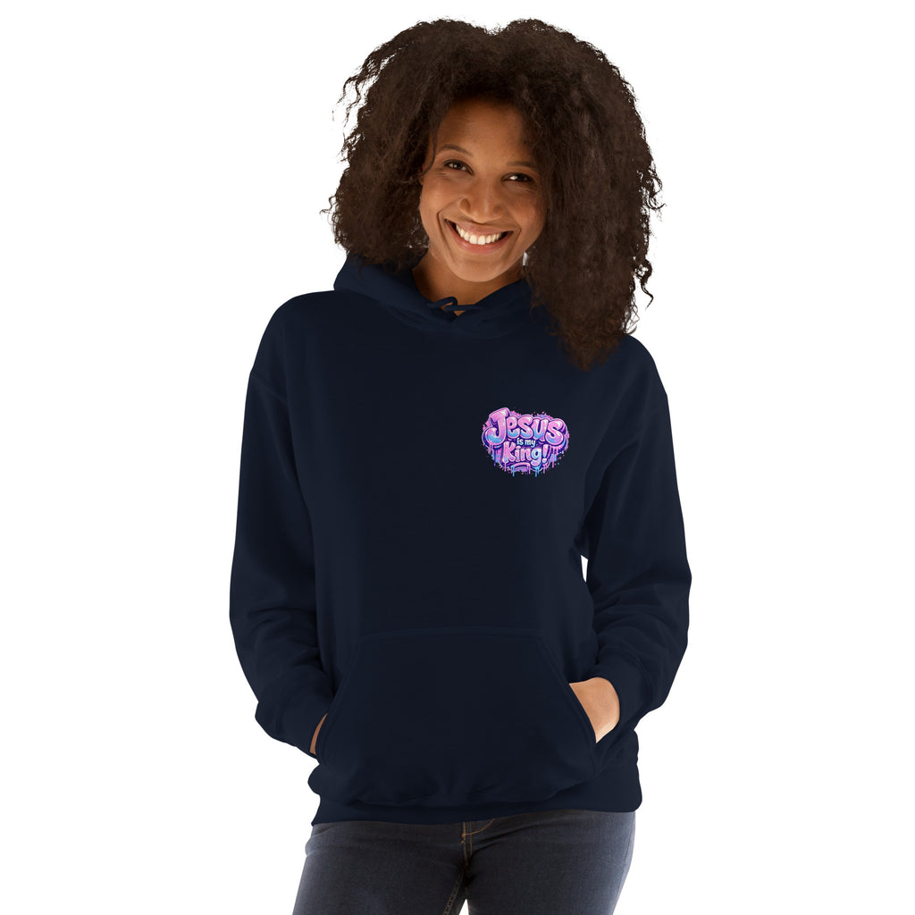 Jesus is my King - Unisex Hoodie - Christian Apparel by BASR Clothing