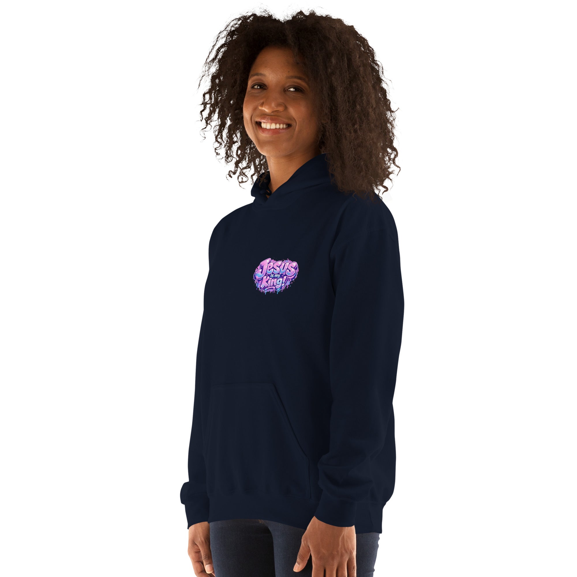 Jesus is my King - Unisex Hoodie - Christian Apparel by BASR Clothing