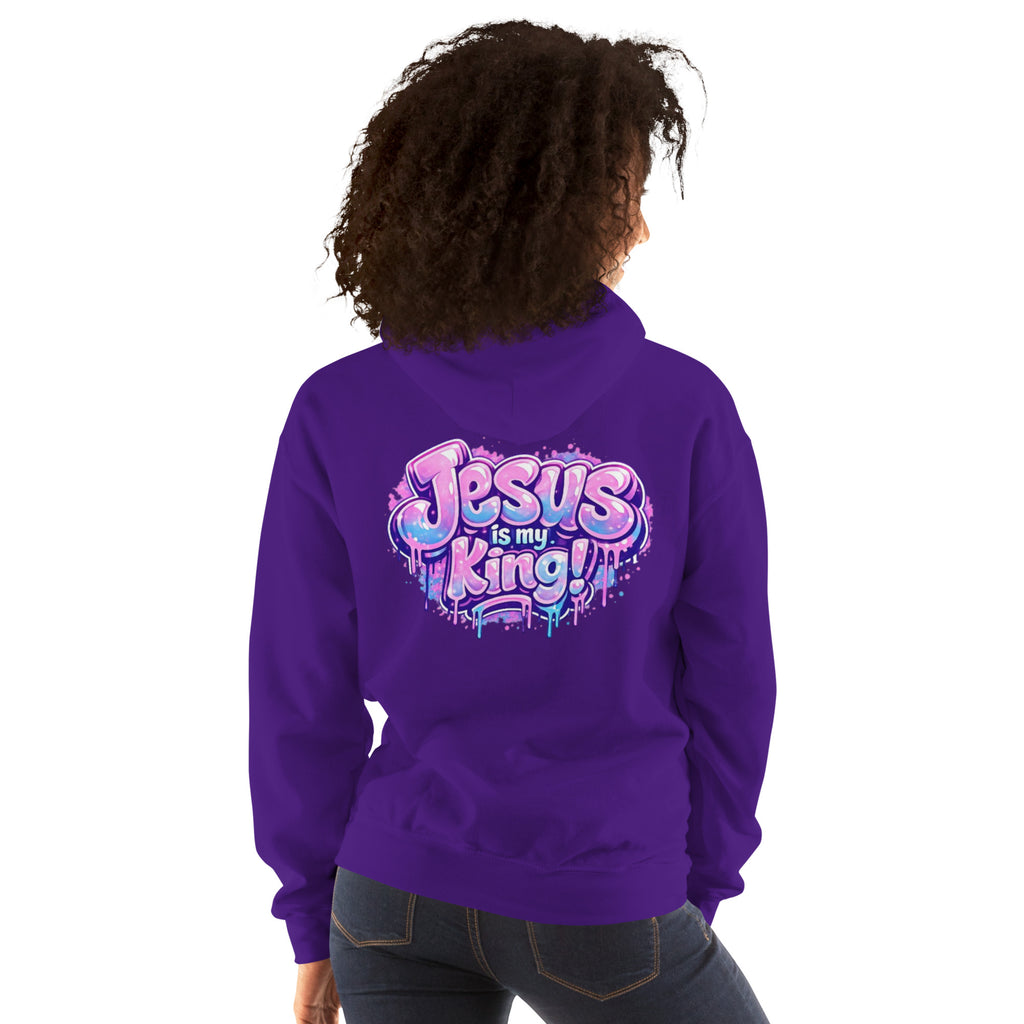 Jesus is my King - Unisex Hoodie - Christian Apparel by BASR Clothing