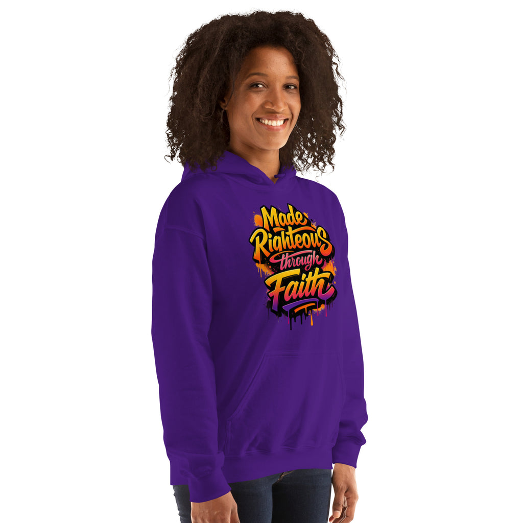Made Righteous - Unisex Hoodie - Christian Apparel by BASR Clothing