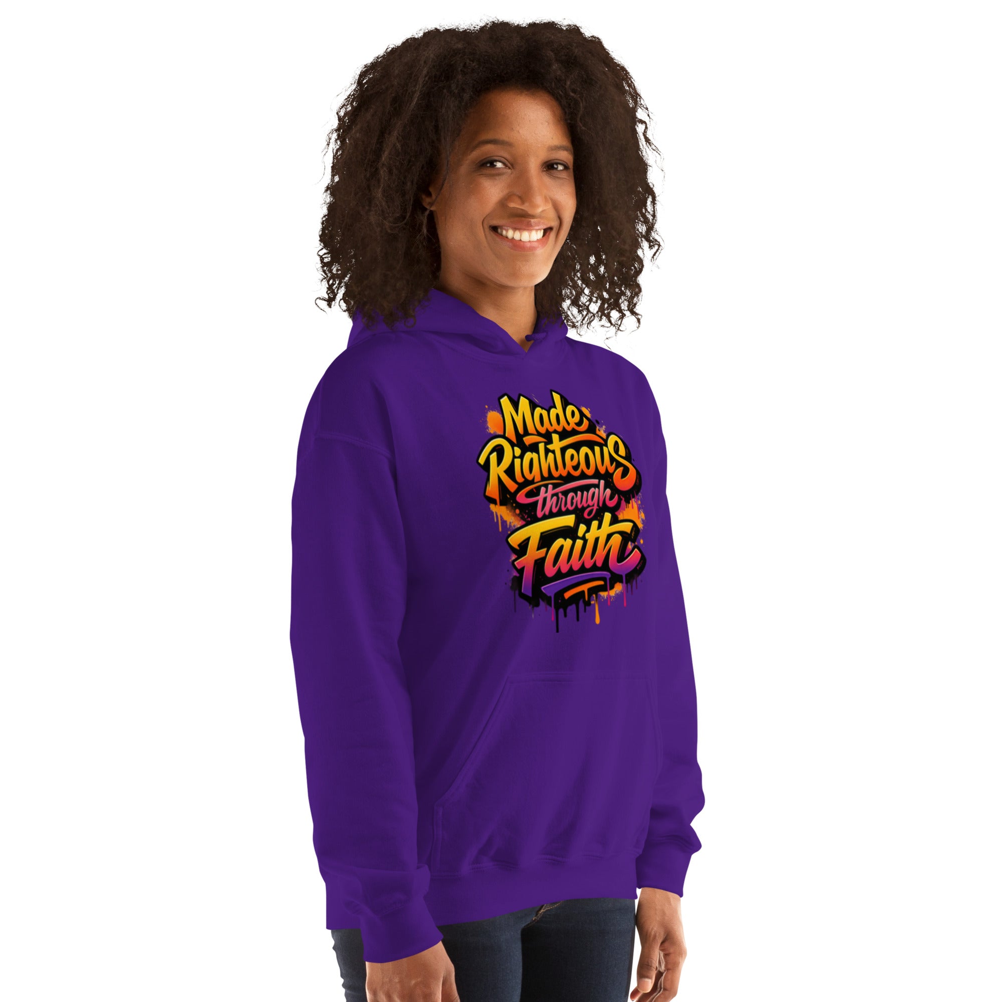 Made Righteous - Unisex Hoodie - Christian Apparel by BASR Clothing
