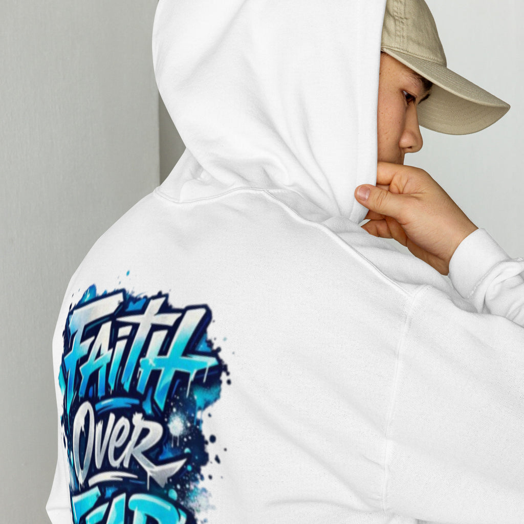 Faith Over Fear - Unisex Hoodie - Christian Apparel by BASR Clothing