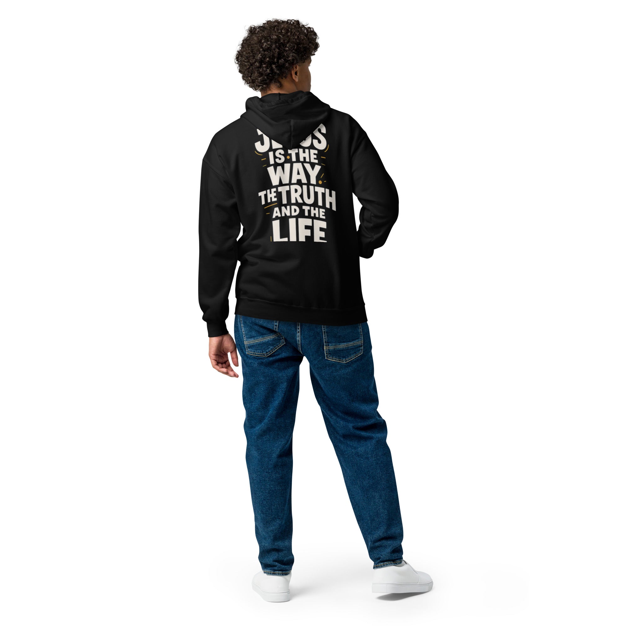 The Way - Unisex heavy blend zip hoodie - Christian Apparel by BASR Clothing