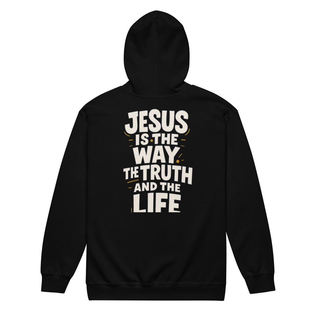The Way - Unisex heavy blend zip hoodie - Christian Apparel by BASR Clothing