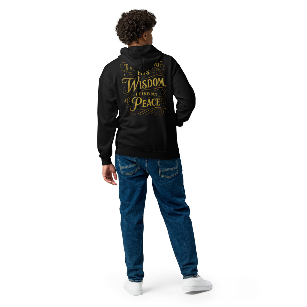 Peace - Unisex heavy blend zip hoodie - Christian Apparel by BASR Clothing