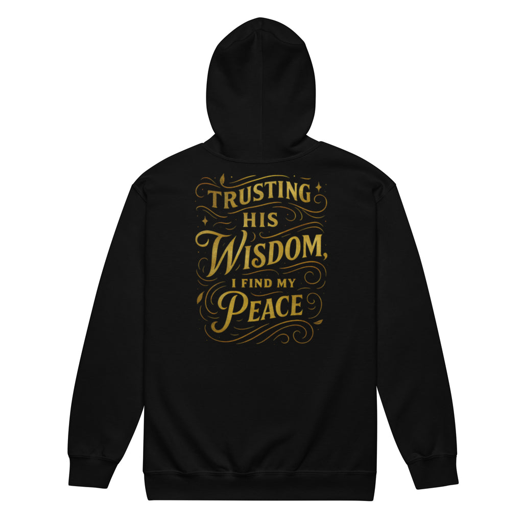 Peace - Unisex heavy blend zip hoodie - Christian Apparel by BASR Clothing