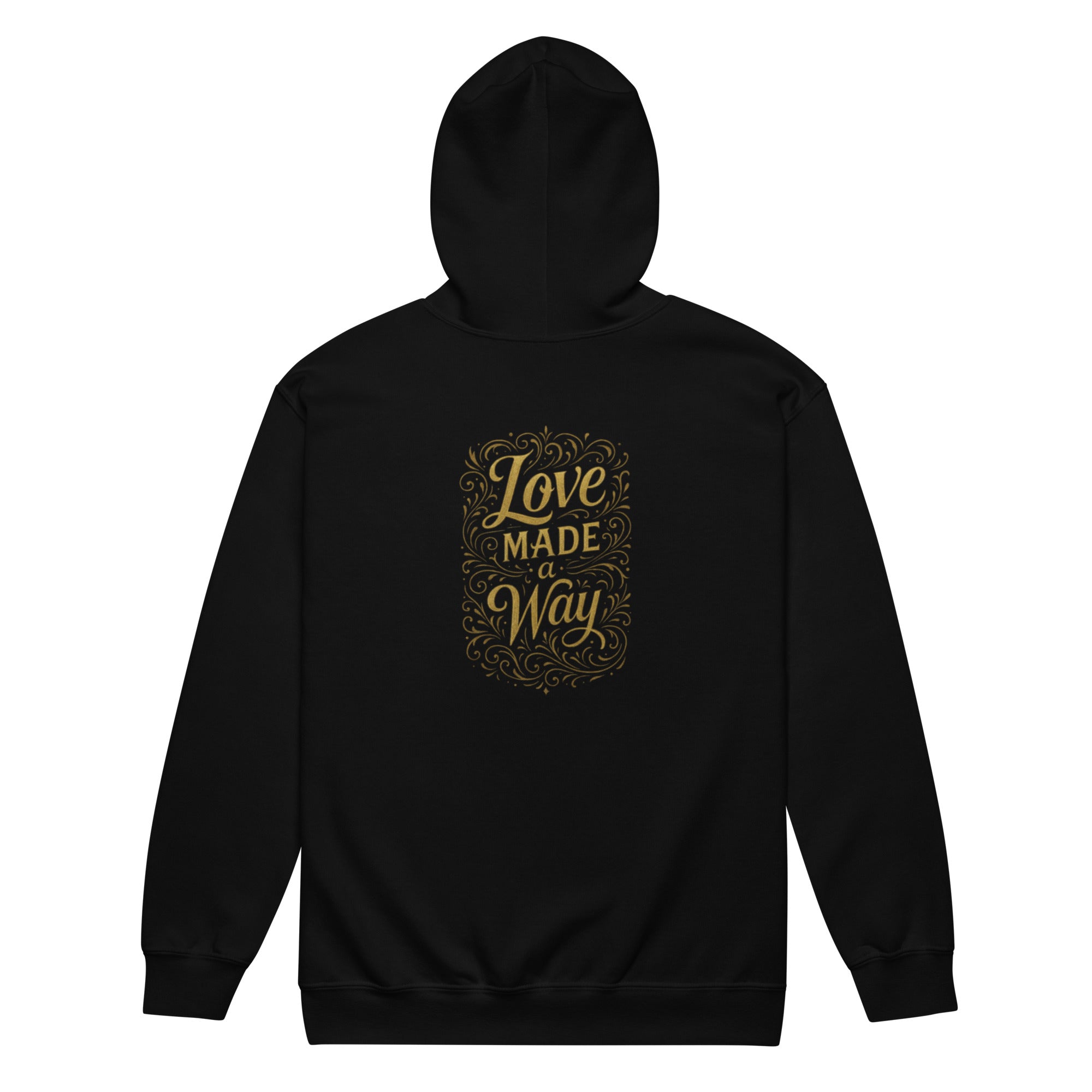 Love Made a Way - Unisex heavy blend zip hoodie - Christian Apparel by BASR Clothing